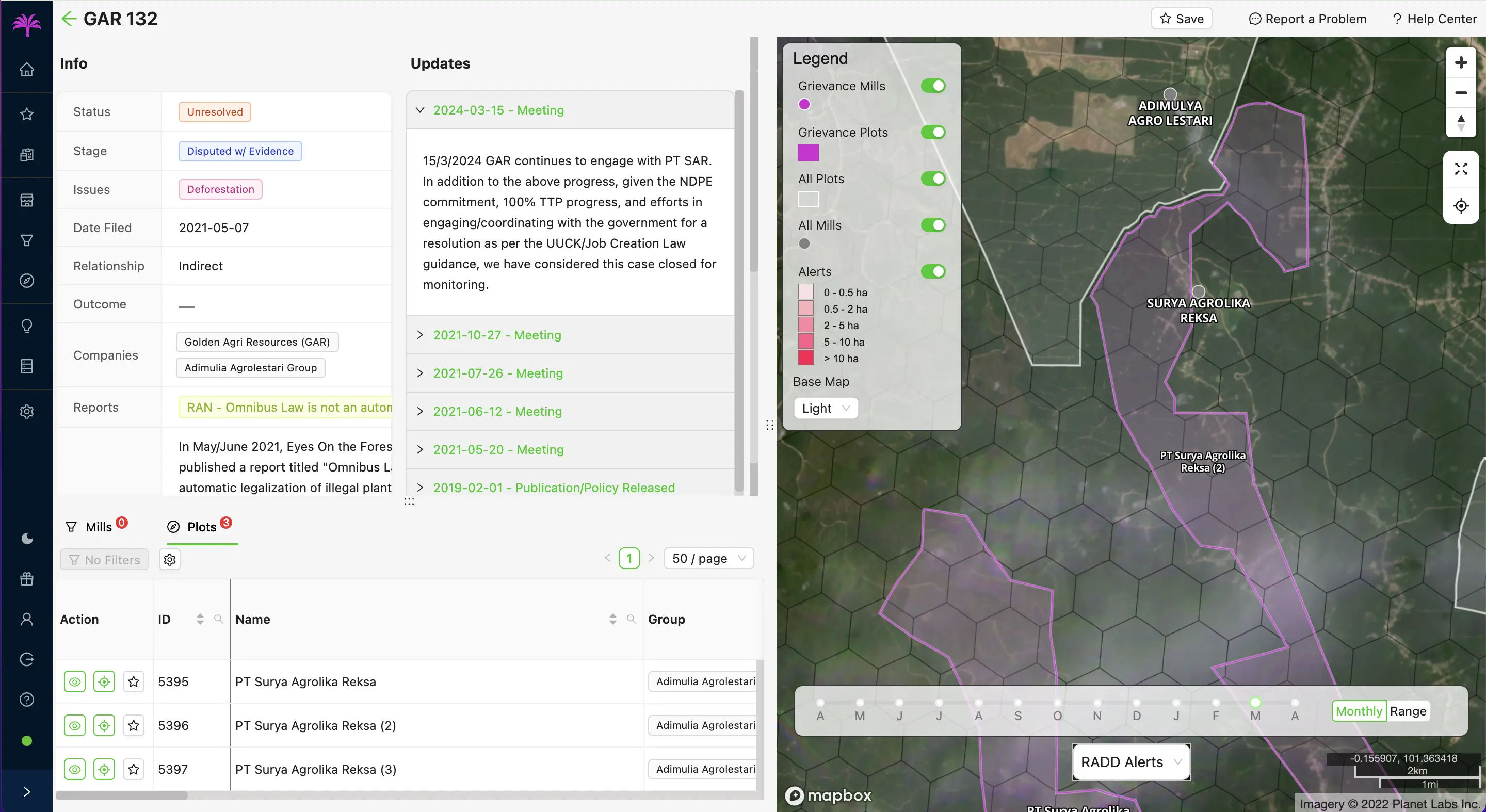 Portfolio risk analysis dashboard