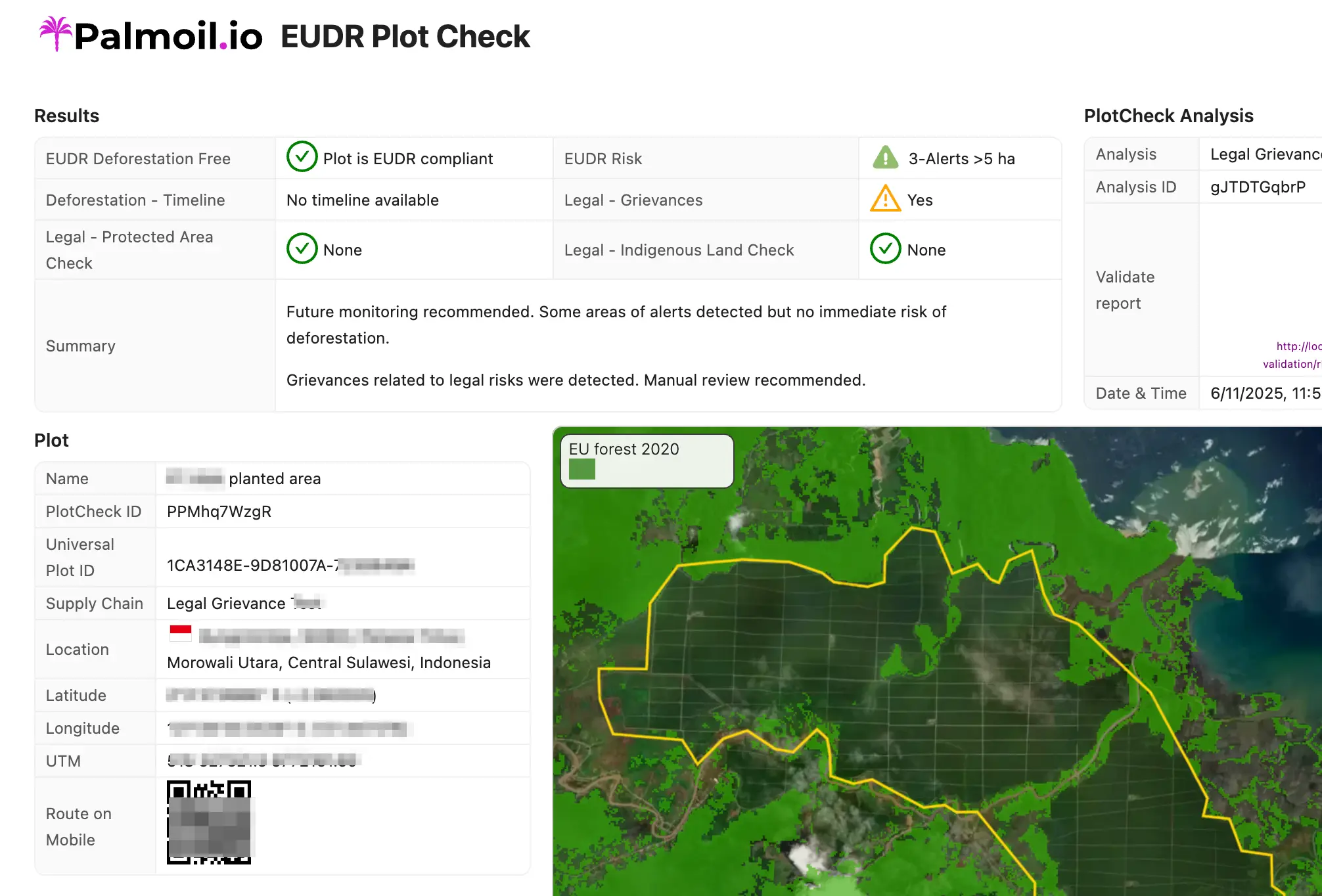 Legal risks in EUDR report